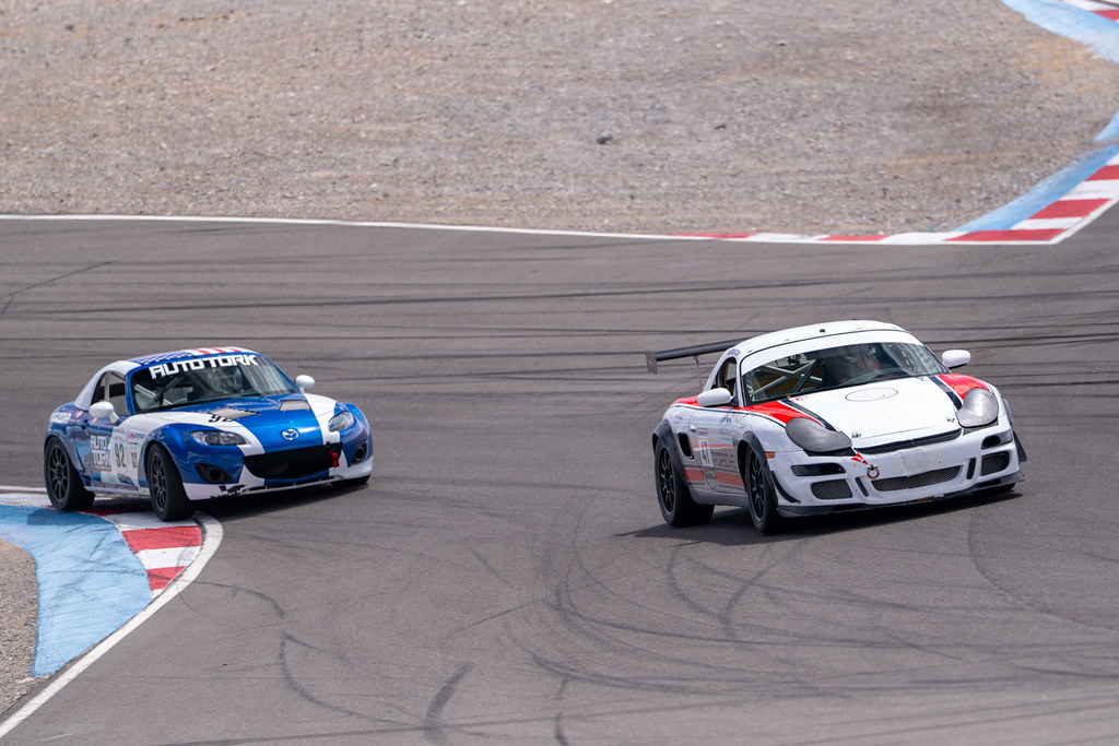 AutoTork maintained race car on Spring Mountain circuit